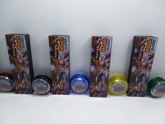 Kit Domino e Ioio Personalizado Tema Tralalero Tralala