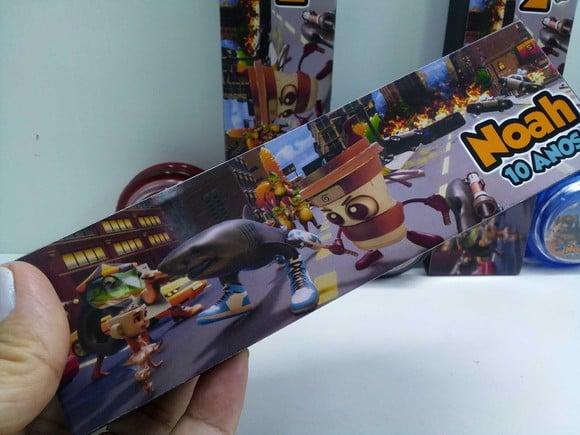 Kit Domino e Ioio Personalizado Tema Tralalero Tralala