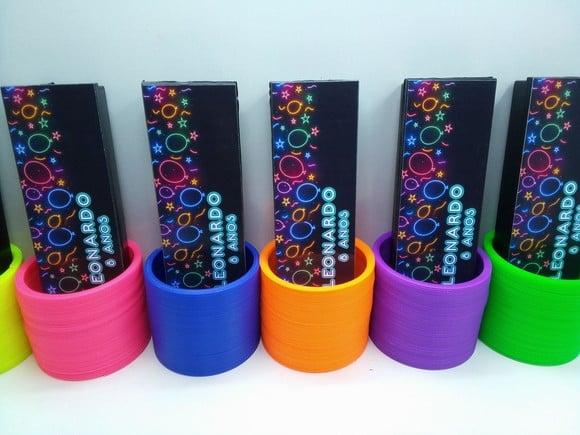Kit Domino e Mola Maluca Festa Neon
