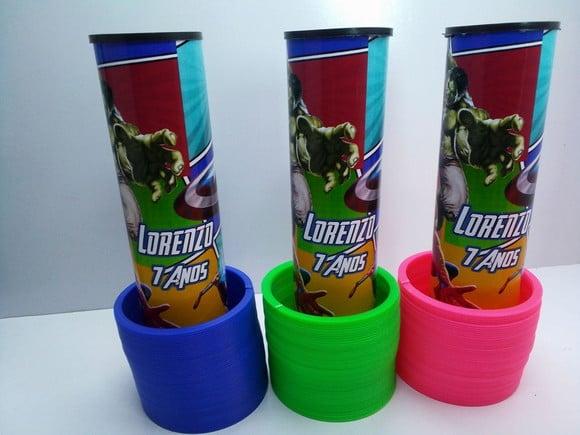 Kit Domino e Mola Maluca Tema Vingadores
