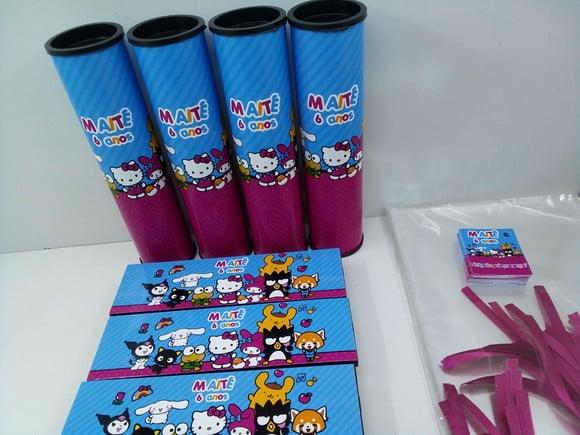 Kit Domino e Pega Varetas Hello Kitty e Sua Turma