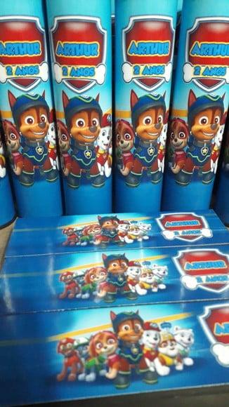 Kit Domino e Pega Varetas Patrulha Canina