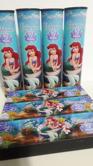 Kit Domino e Pega Varetas Pequena Sereia