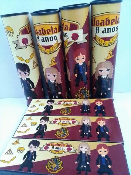Kit Domino e Pega Varetas Personalizado Harry Potter