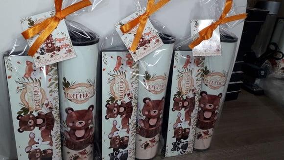 Kit Domino e Pega Varetas Personalizado Floresta