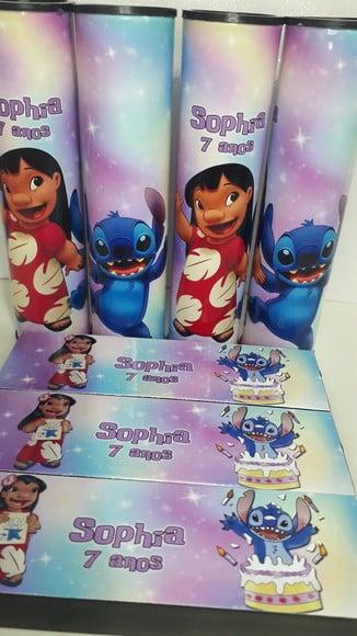Kit Domino e Pega Varetas Personalizado Lilo e Stitch