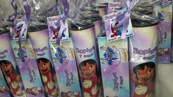Kit Domino e Pega Varetas Personalizado Lilo e Stitch
