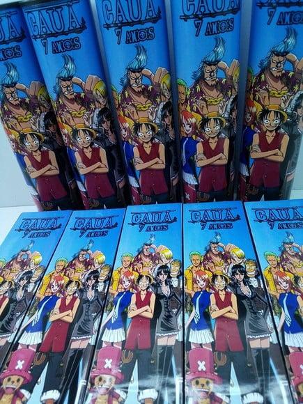 Kit Domino e Pega Varetas Personalizado One Piece