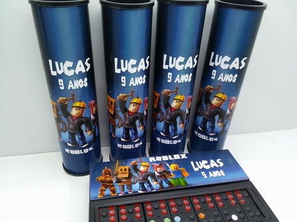 Kit Domino e Pega Varetas Personalizado Roblox