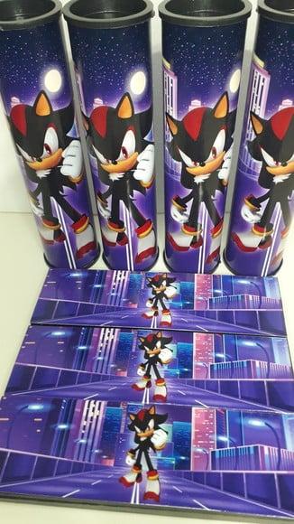 Kit Domino e Pega Varetas Personalizado Sonic