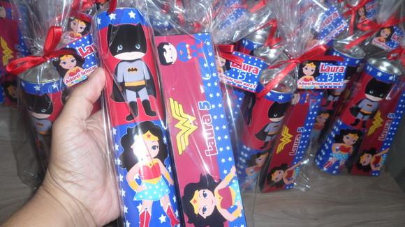 Kit Domino e Pega Varetas Personalizado Super Herois