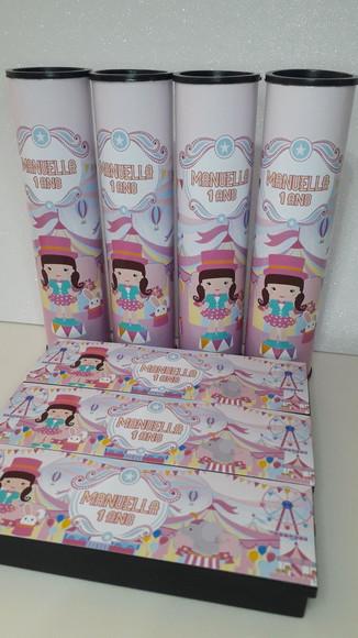Kit Domino e Pega Varetas Personalizado Tema Bailarina