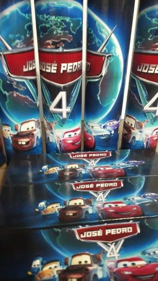 Kit Domino e Pega Varetas Personalizado Tema Carros