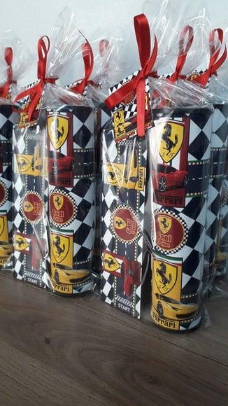 Kit Domino e Pega Varetas Personalizado Tema Ferrari