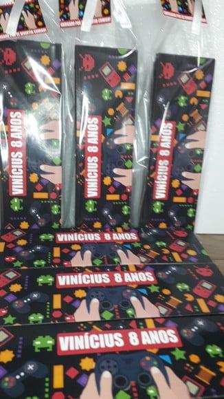 Kit Domino e Pega Varetas Personalizado Video Game