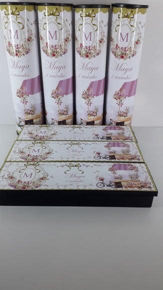 Kit Domino e Pega Varetas Personalizadojardim Encantado
