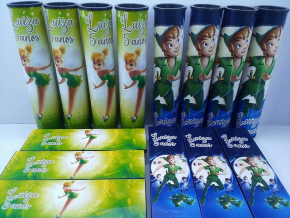 Kit Domino e Pega Varetas Sininho e Peter Pan