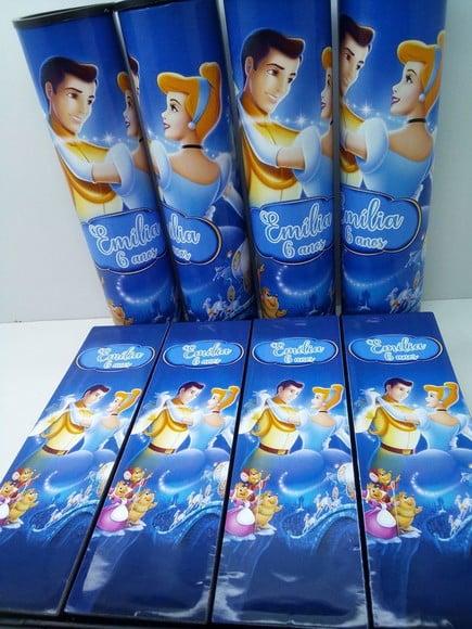 Kit Domino e Pega Varetas Tema Cinderela