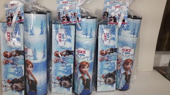 Kit Domino e Pega Varetas Tema Frozen