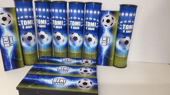 Kit Domino e Pega Varetas Tema Futebol com 2 Nomes
