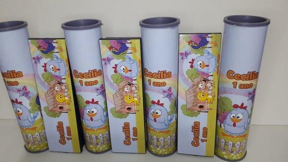 Kit Domino e Pega Varetas Tema Galinha Pintadinha