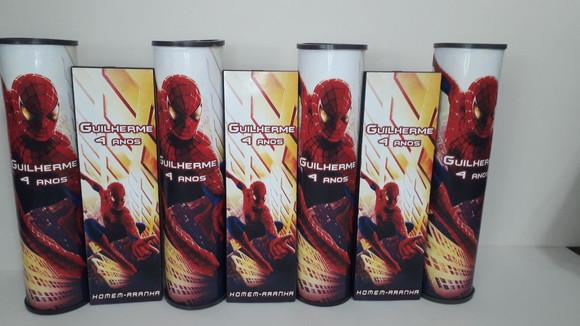 Kit Domino e Pega Varetas Tema Homem Aranha
