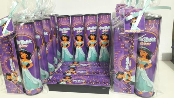Kit Domino e Pega Varetas Tema Jasmine e Aladim