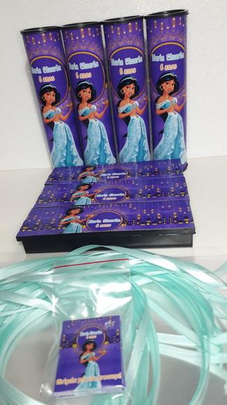 Kit Domino e Pega Varetas Tema Jasmine e Aladim