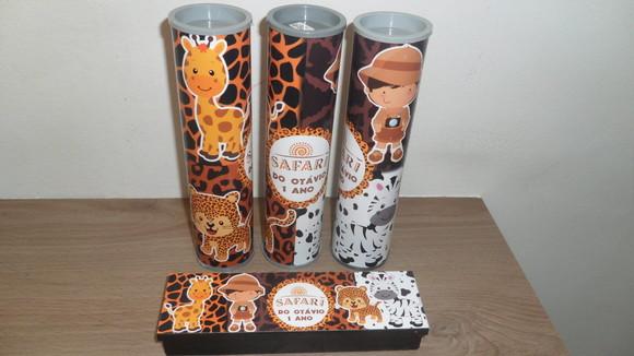 Kit Domino e Pega Varetas Tema Safari