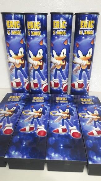Kit Domino e Pega Varetas Tema Sonic