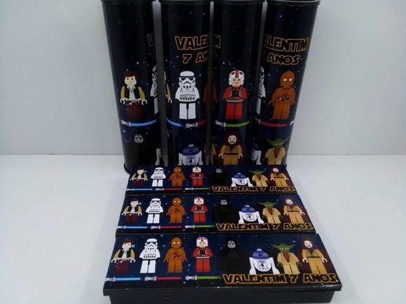 Kit Domino e Pega Varetas Tema Star Wars