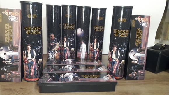 Kit Domino e Pega Varetas Tema Star Wars