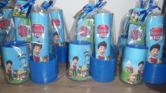 Kit Domino+cofre+pega Varetas +mola Patrulha Canina