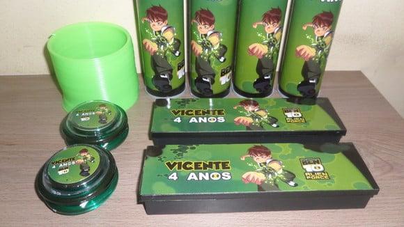 Kit Domino+ioiô+pega Varetas +mola Patrulha Canina