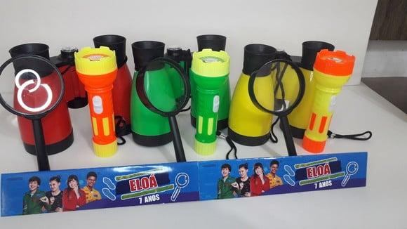 Kit Dpa Binoculo + Lanterna + Lupa