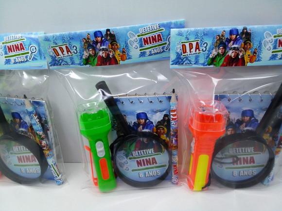 Kit Dpa Bloquinho + Mini Lápis + Lupa