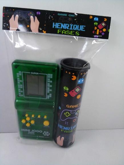 Kit Jogo Game Retro + Pega Varetas Tema Game