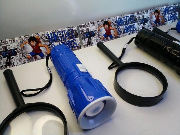 Kit Lanterna e Lupa Tema One Piece
