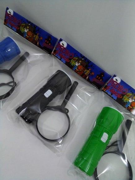 Kit Lanterna e Lupa Tema Scooby Doo