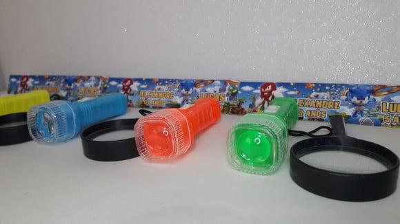 Kit Lanterna e Lupa Tema Sonic