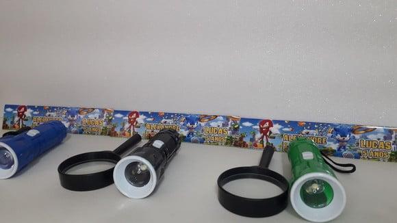 Kit Lanterna e Lupa Tema Sonic