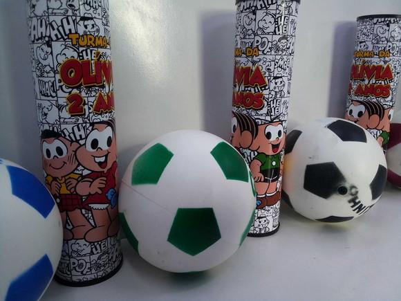 Kit Pega Vareta + Mini Bola 10cm Turma da Monica