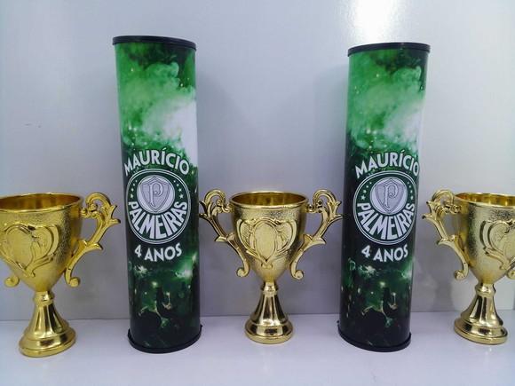 Kit Pega Vareta + Mini Taça Tema Futebol