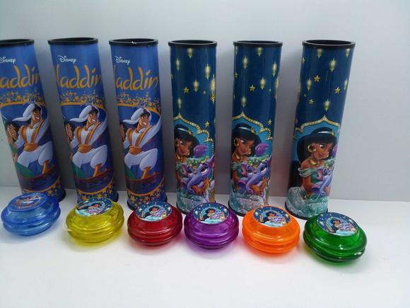 Kit Pega Varetas e Ioio Personalizado Tema Jasmine