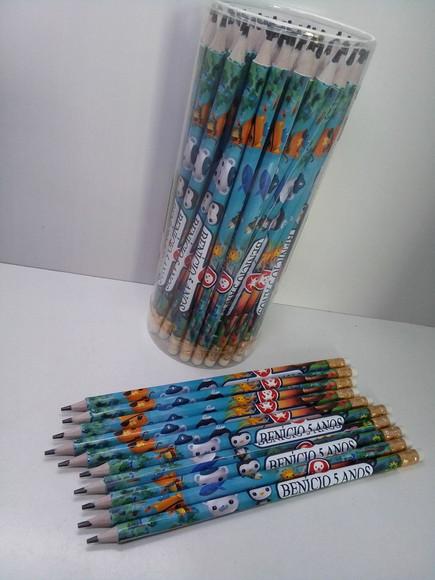 Lápis Personalizado no Tema da Sua Festa