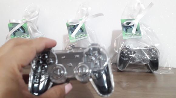 Lembrancinha Formato de Controle de Video Game Playstation