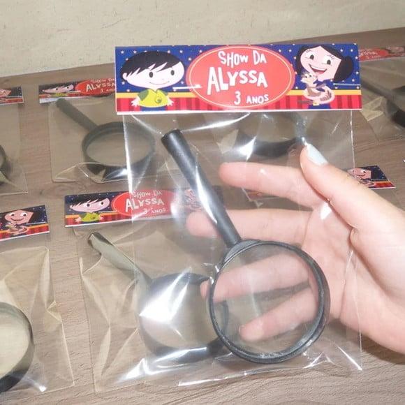 Lupa + Lapela Personalizada Show da Luna