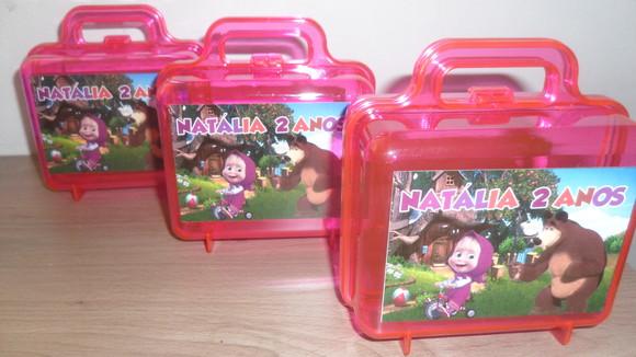 Maletinha Personalizada Menina e o Urso