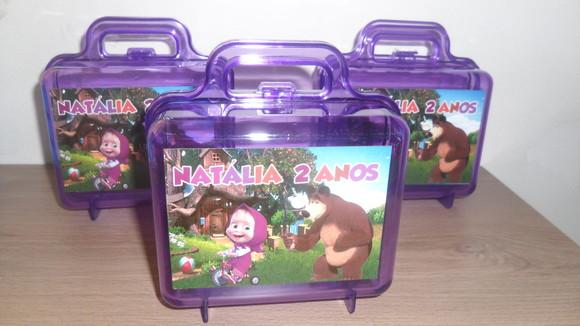 Maletinha Personalizada Menina e o Urso
