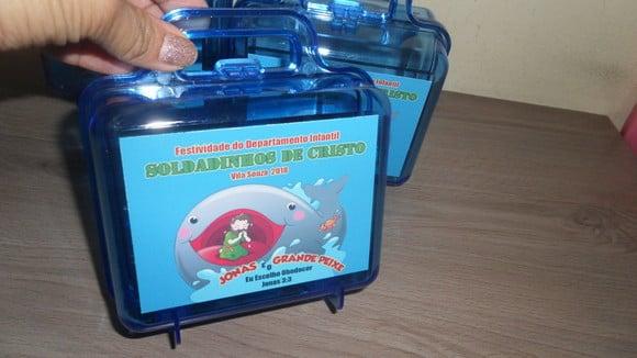 Maletinha Personalizada Tema Evangelico